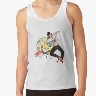 Space Dandy And Qt Snoozing Space Crew Tank Top