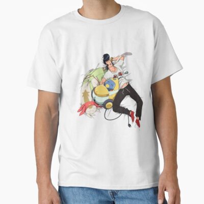 Space Dandy And Qt Snoozing Space Crew T-shirt