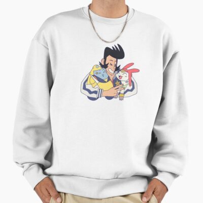Dandy Guys And Meow In Space Sweatshirt