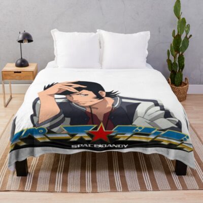 Space Dandy Character Dandy So Cool Throw Blanket