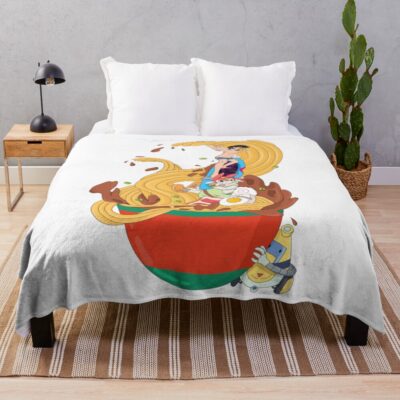 Space Dandy Surfin The Bowl Baby Throw Blanket