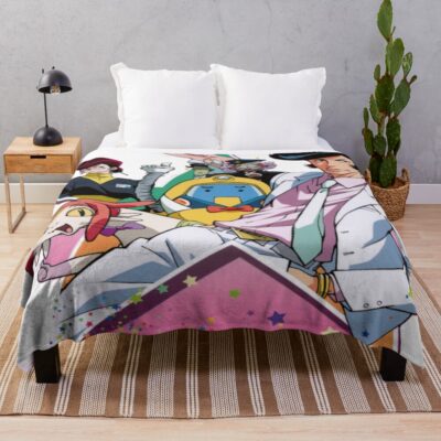 Best Selling Space Dandy Characters Throw Blanket