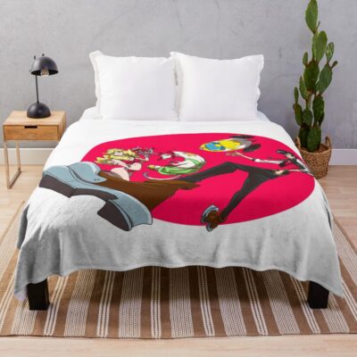 Space Dandy Characters Unique Design Throw Blanket