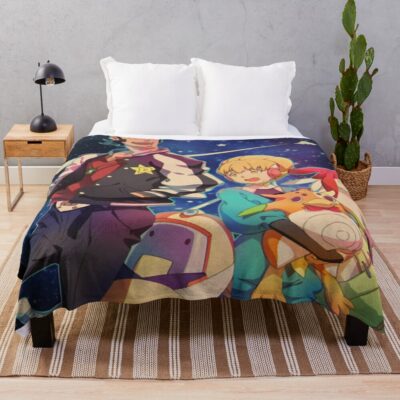 Space Dandy Group Pose Classic Throw Blanket