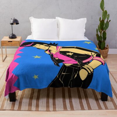 Hot Design Space Dandy Strut Colorfull Throw Blanket