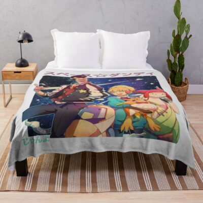 Hot Item Space Dandy Group Pose Throw Blanket
