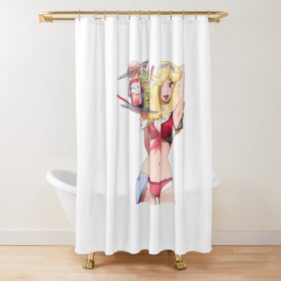 Space Dandy Honey From Boobies Shower Curtain