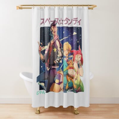 Hot Item Space Dandy Group Pose Shower Curtain