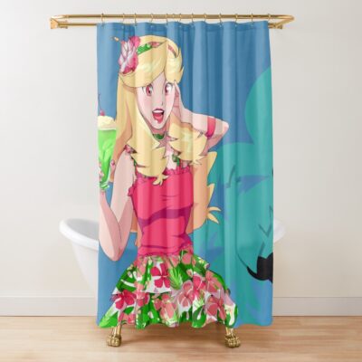 Best Selling Space Dandy Sweet Honey Shower Curtain
