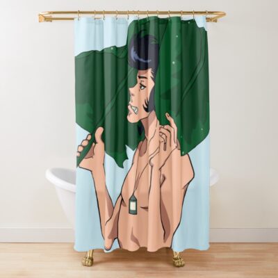 Hot Item Space Dandy Nude Shower Curtain