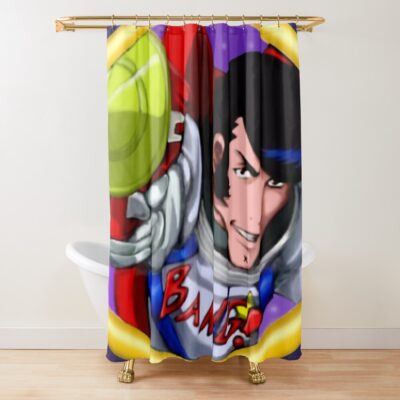 New Design Space Dandy Bang Shower Curtain