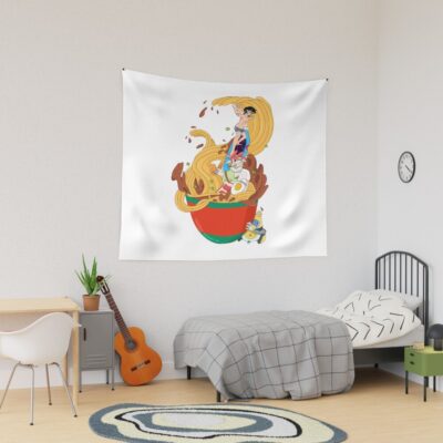 Space Dandy Surfin The Bowl Baby Tapestry