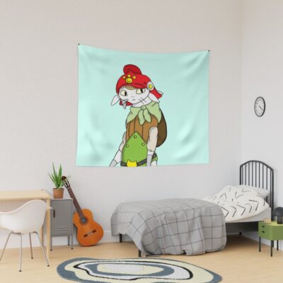 Space Dandy Meow The Palico Tapestry