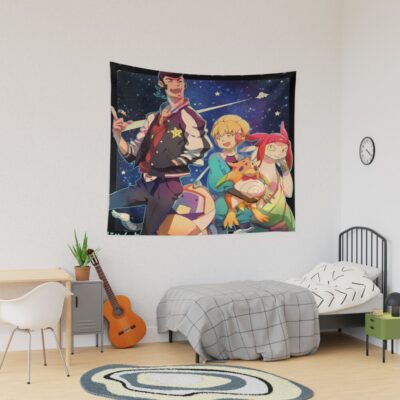 Space Dandy Group Pose Classic Tapestry