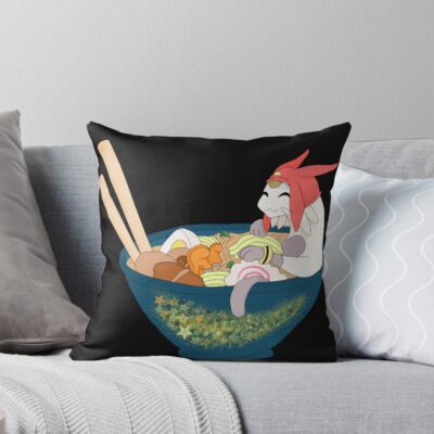 Meow That Some Good Ramen Baby Throw Pillow