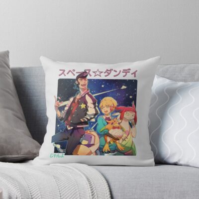 Hot Item Space Dandy Group Pose Throw Pillow