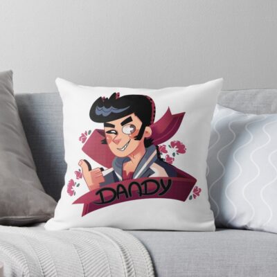 Space Dandy Cute Design Throw Pillow