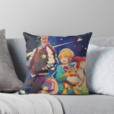Space Dandy Group Pose Classic Throw Pillow