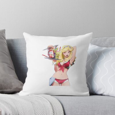 Space Dandy Honey From Boobies Throw Pillow