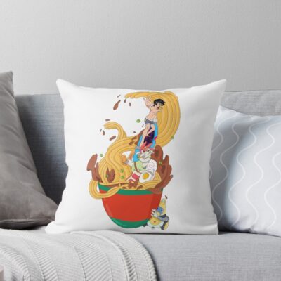 Space Dandy Surfin The Bowl Baby Throw Pillow